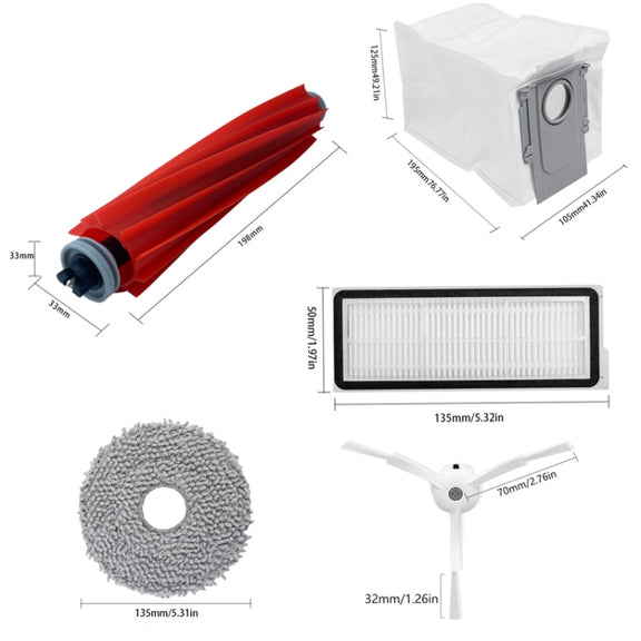 Mop Cloth For Roborock Qrevo Pro / Qrevo MaxV Vacuum Robot Accessories