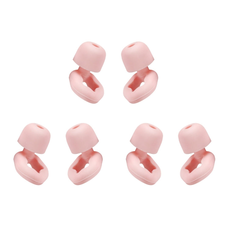3pairs /Set Sleep Anti-noise Soundproof Earplugs Noise Reducing Swimming Silicone Earplugs(Pink) - free shipping - PMC TechLife - Order now!