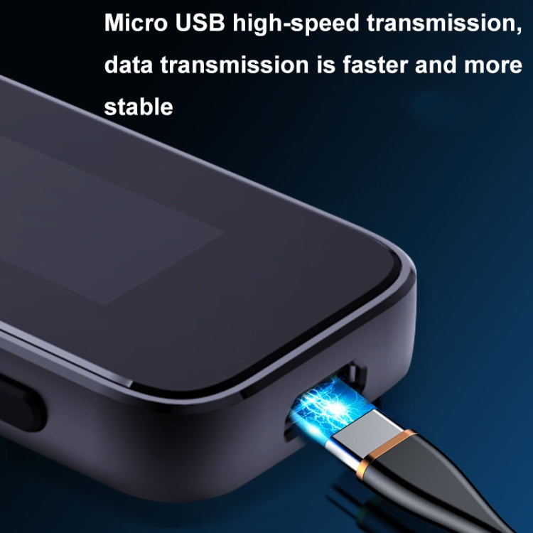 Mrobo RV18 0.96-Inch Color Screen Smart Noise Reduction Recording Pen, Capacity: 8GB(Flagship)