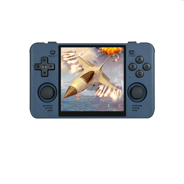 POWKIDDY RGB30  4 Inch IPS Screen Handheld Game Console Built In WIFI＋Bluetooth 16GB+128GB(Blue)