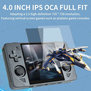POWKIDDY RGB30  4 Inch IPS Screen Handheld Game Console Built In WIFI＋Bluetooth 16GB+64GB(White)