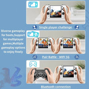 POWKIDDY RGB30  4 Inch IPS Screen Handheld Game Console Built In WIFI＋Bluetooth 16GB+64GB(Black)