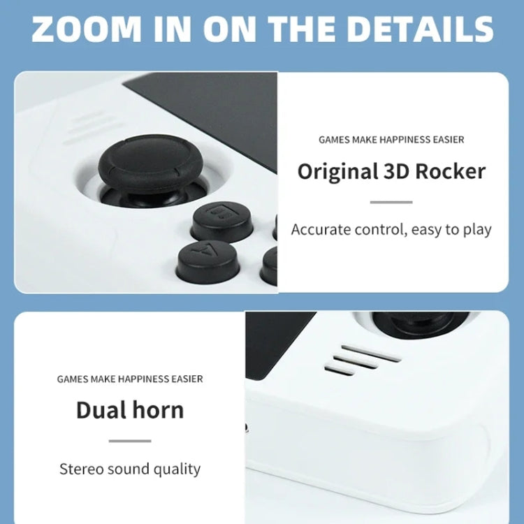 POWKIDDY RGB30  4 Inch IPS Screen Handheld Game Console Built In WIFI＋Bluetooth 16GB+128GB(Black)
