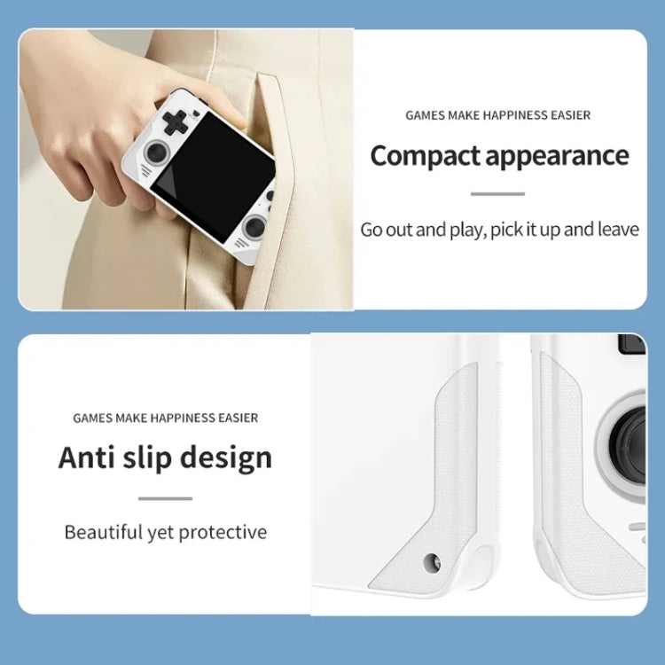 POWKIDDY RGB30  4 Inch IPS Screen Handheld Game Console Built In WIFI＋Bluetooth 16GB+64GB(Blue)
