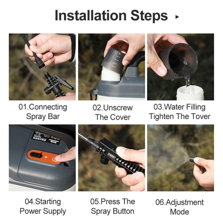 4L Electric Sprayer Agricultural Atomizer Built-In 2000mAh Rechargeable Battery - Watering & Irrigation by PMc TechLife | Online Shopping South Africa | PMc TechLife | Buy Now Pay Later Mobicred