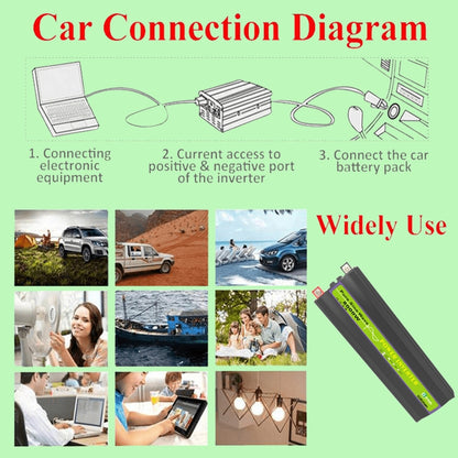 Gurxun 12V-220V 8000W Pure Sine Wave Inverter Car Single Digital Display Voltage Converter - free shipping - PMC Jewellery - Order now!