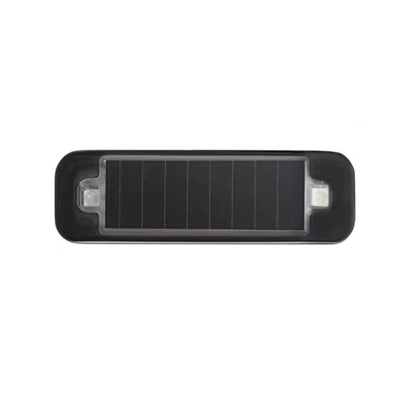 Solar Warning Light Anti-rear Collision LED Flashing Light(Symphony Vibration Sensor+Black)