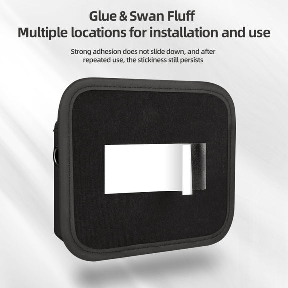 Adhesive Multifunctional Storage Bag for Car Center Console(Black)