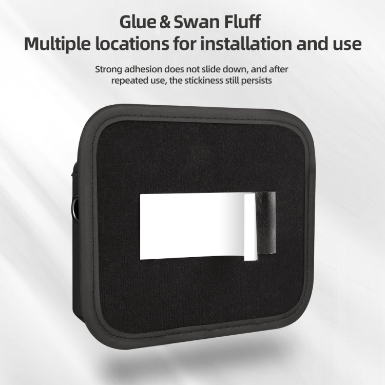 Adhesive Multifunctional Storage Bag for Car Center Console(Black)