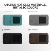 Car Sun Visor Bill Holder Glasses Clip Storage Bag(Blue)