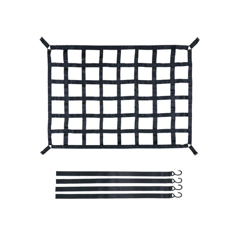 127x106cm Truck Bed Cargo Net Pickup Bed Netting Strap - Stowing Tidying by PMC TechLife | Online Shopping South Africa | PMC TechLife | Buy Now Pay Later Mobicred