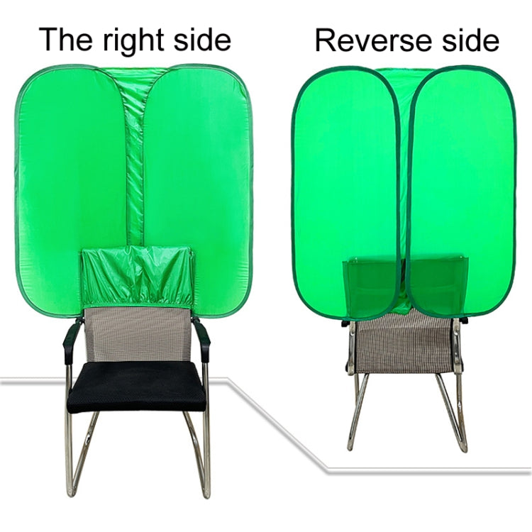 Live E-sports Double-sided Background Cutout Green Screen For Chair(0.42kg) - Solid Color by PMC TechLife | Online Shopping South Africa | PMC TechLife | Buy Now Pay Later Mobicred