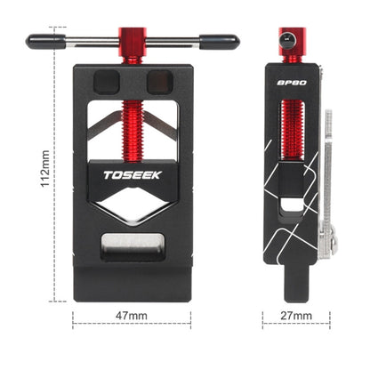 TOSEEK Mountain Bike Front Fork Pipe Cutter Seat Post Cutting Saw Handle(Black Orange) - free shipping - PMC Jewellery - Order now!