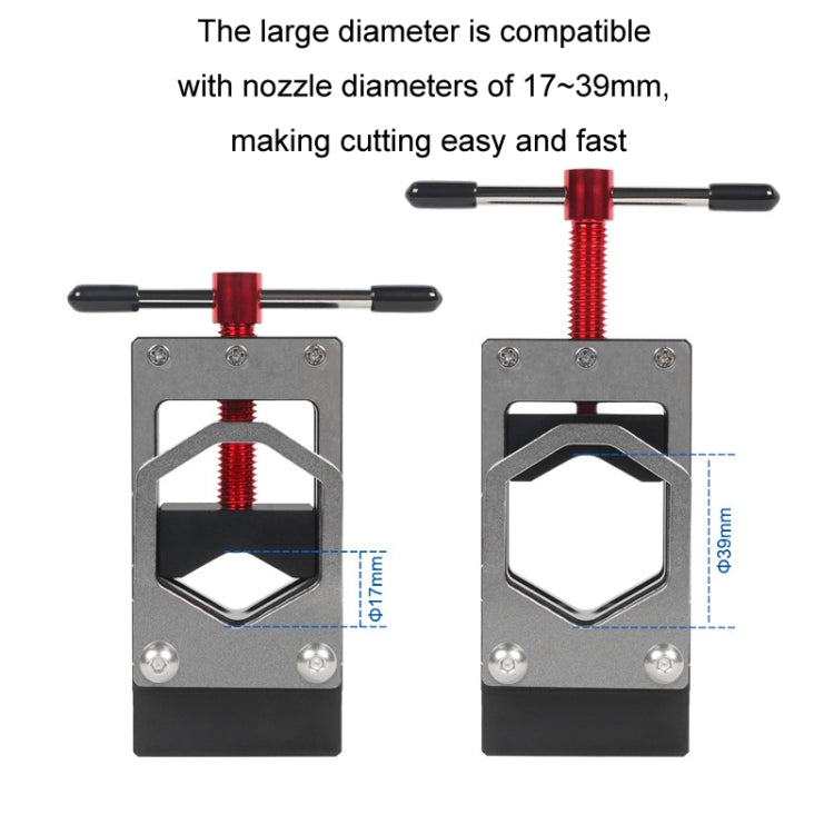 TOSEEK Mountain Bike Front Fork Pipe Cutter Seat Post Cutting Saw Handle(Black Red) - free shipping - PMC Jewellery - Order now!