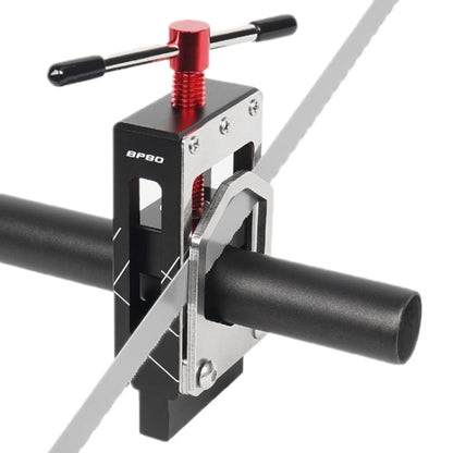 TOSEEK Mountain Bike Front Fork Pipe Cutter Seat Post Cutting Saw Handle(Black Orange) - free shipping - PMC Jewellery - Order now!