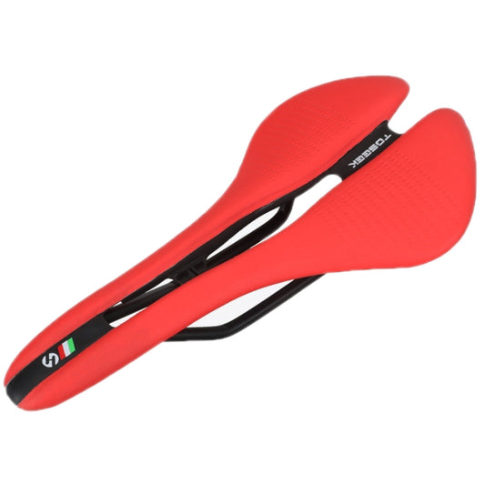 TOSEEK Mountain Bike Saddle Road Bicycle Seat Accessories, Color: Red - free shipping - PMC Jewellery - Order now!