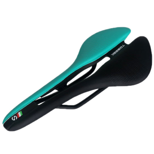 TOSEEK Mountain Bike Saddle Road Bicycle Seat Accessories, Color: Black Green - free shipping - PMC Jewellery - Order now!