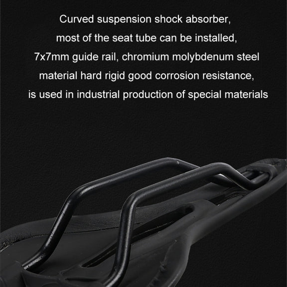 TOSEEK Mountain Bike Saddle Road Bicycle Seat Accessories, Color: Black Red