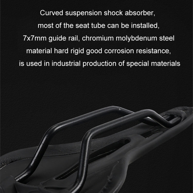 TOSEEK Mountain Bike Saddle Road Bicycle Seat Accessories, Color: Black Red