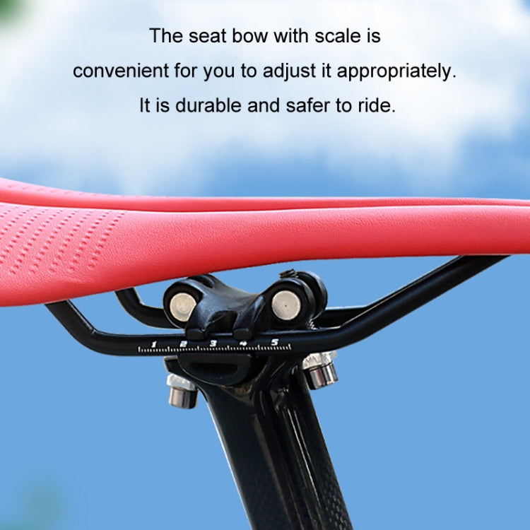 TOSEEK Mountain Bike Saddle Road Bicycle Seat Accessories, Color: Black Yellow
