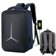 15 inch Multifunctional Waterproof Business Sports Laptop Backpack with USB Port(Navy Blue) - Backpack by PMC TechLife | Online Shopping South Africa | PMC TechLife | Buy Now Pay Later Mobicred