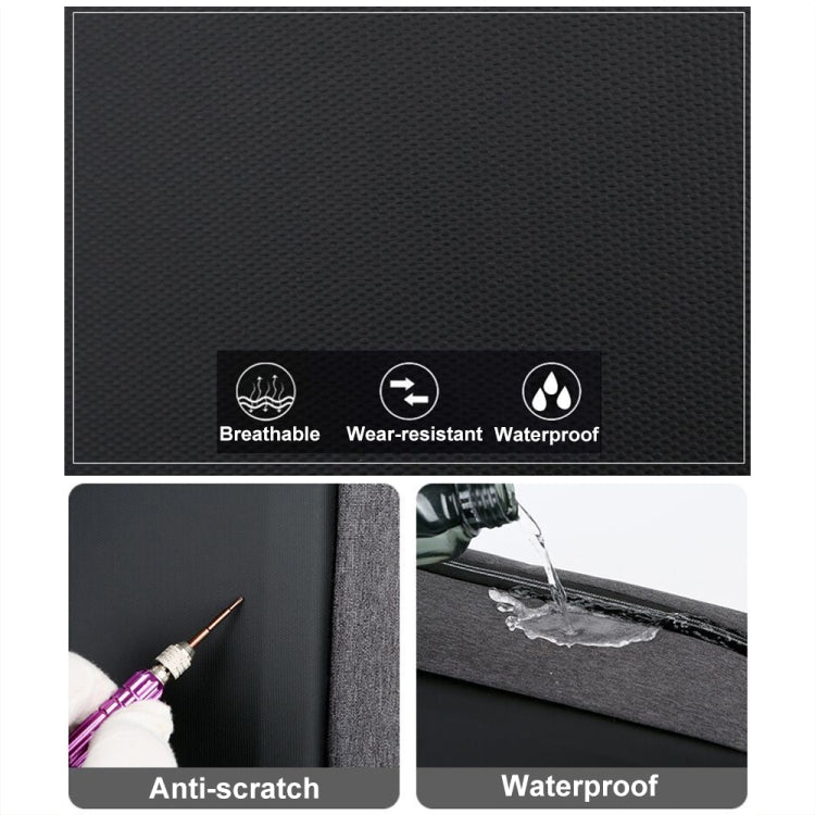 17 inch Multifunctional Waterproof Business Sports Laptop Backpack with USB Port(Black) - Backpack by PMC Jewellery | Online Shopping South Africa | PMC Jewellery | Buy Now Pay Later Mobicred