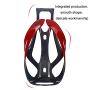 TOSEEK Outdoor Cycling Carbon Fiber Open Water Bottle Cage, Color: Orange Glossy