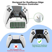For PS5 JYS-P5172 Gamepad Wireless Bluetooth External Keyboard, Without Gamepad(White)