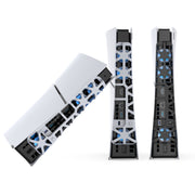 For PS5 Slim DOBE TP5-3538 Host Rear Blu-ray Fan Thermal Cooling Fan(White)