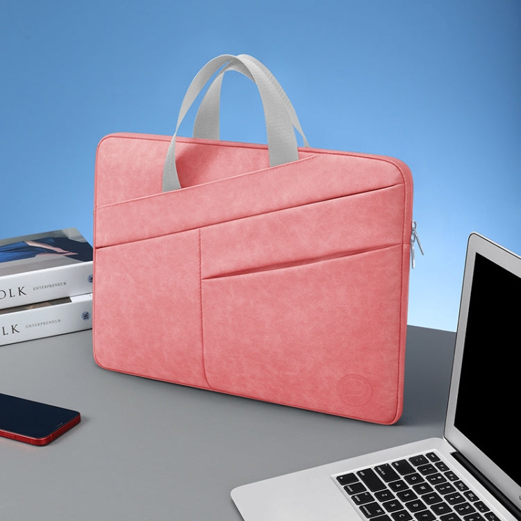 BUBM Portable Computer Bag Notebook Business Travel Bag, Size: 14 inch(Pink) - free shipping - PMC Jewellery - Order now!