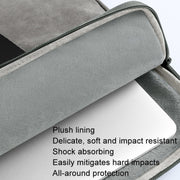 BUBM Portable Computer Bag Notebook Business Travel Bag, Size: 15 inch(Light Gray)