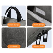 BUBM Portable Computer Bag Notebook Business Travel Bag, Size: 15 inch(Dark Gray)