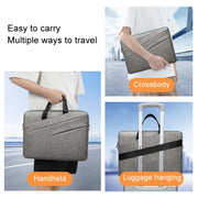 BUBM Portable Computer Bag Notebook Business Travel Bag, Size: 15 inch(Dark Gray)