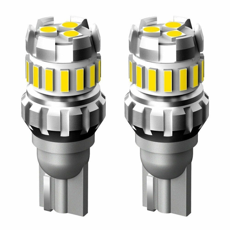 2pcs T10 3030+4014 18LED Constant Current Decoder Indicator Light Reversing Light(White) - Clearance Lights by PMC TechLife | Online Shopping South Africa | PMC TechLife | Buy Now Pay Later Mobicred