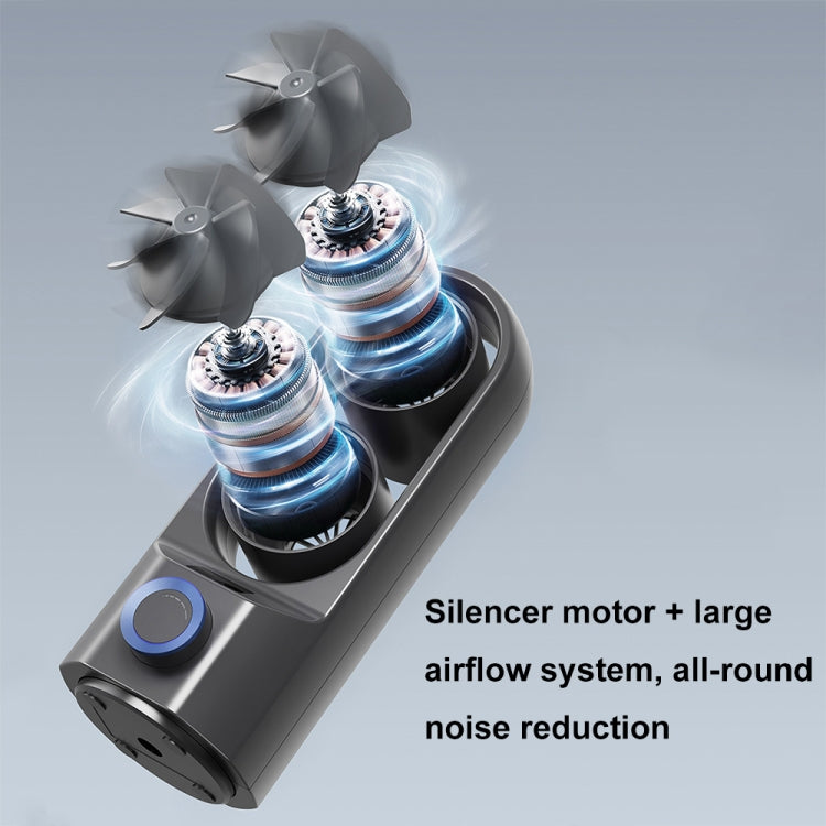 Intelligent Digital Display 100-Speed Stepless Speed Desktop Shaking Head Tower Fan(Dark Gray) - Electric Fans by PMC TechLife | Online Shopping South Africa | PMC TechLife | Buy Now Pay Later Mobicred
