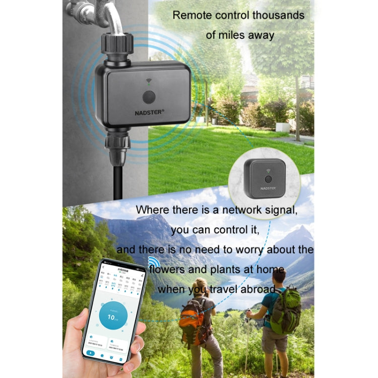NADSTER US Plug Bluetooth WiFi Remote Automatic Timed Flower Watering Controller, Specification: Dual Outlet - free shipping - PMC Jewellery - Order now!