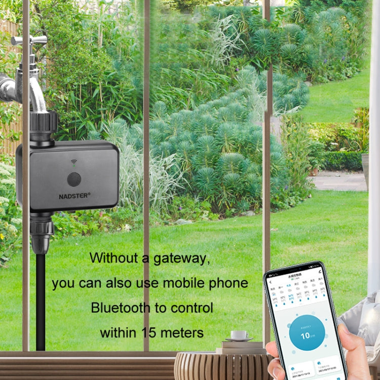 NADSTER US Plug Bluetooth WiFi Remote Automatic Timed Flower Watering Controller, Specification: Dual Outlet - free shipping - PMC Jewellery - Order now!