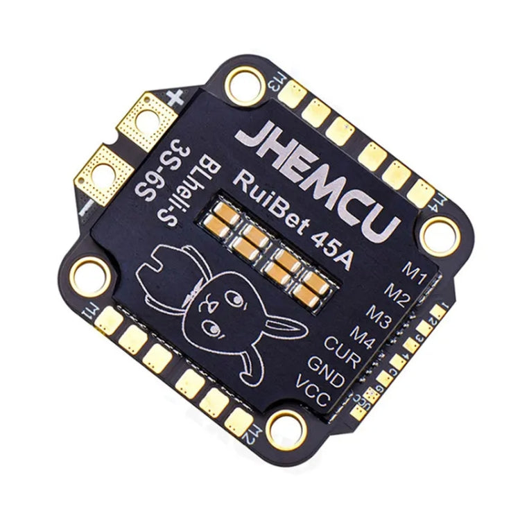 JHEMCU RuiBet  45A  4 In 1 Brushless ESC 3-6S 30.5X30.5 M4 BLHELI_S Dshot600 ESC for RC FPV - free shipping - PMC Jewellery - Order now!