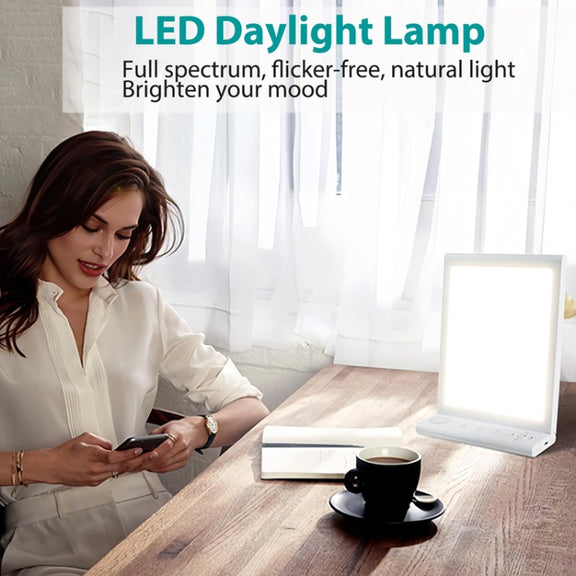 SAD White Noise Phototherapy Lamp Smart Emotional Night Light Music Decompression Therapy Light With Type-C Line