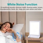 SAD White Noise Phototherapy Lamp Smart Emotional Night Light Music Decompression Therapy Light With Type-C Line
