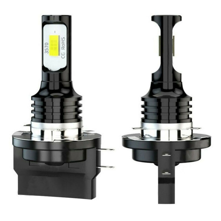 2pcs H11B 3570 2LED 80W Car Headlight Bulbs High Bright Fog Lights(Yellow) - Fog / Driving Lights by PMC TechLife | Online Shopping South Africa | PMC TechLife | Buy Now Pay Later Mobicred