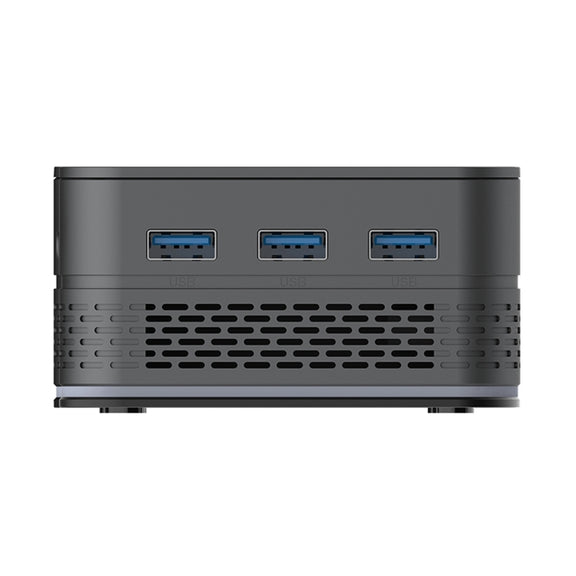 T9 Plus N100 DDR5 8G+0G UK Plug 12th Alder Lake Dual Gigabit LAN+3 HDMI 4K HD Pocket Mini PC