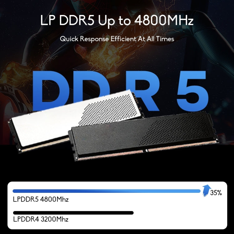 T9 Plus N100 DDR5 16G+1TB EU Plug 12th Alder Lake Dual Gigabit LAN+3 HDMI 4K HD Pocket Mini PC - Windows Mini PCs by PMc TechLife | Online Shopping South Africa | PMc TechLife | Buy Now Pay Later Mobicred