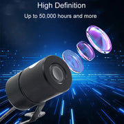 1pair Motorcycle Angel Wings Welcome Light LED Chassis Modified Wings Projector Light(Blue)