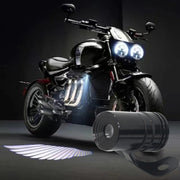 1pair Motorcycle Angel Wings Welcome Light LED Chassis Modified Wings Projector Light(White)