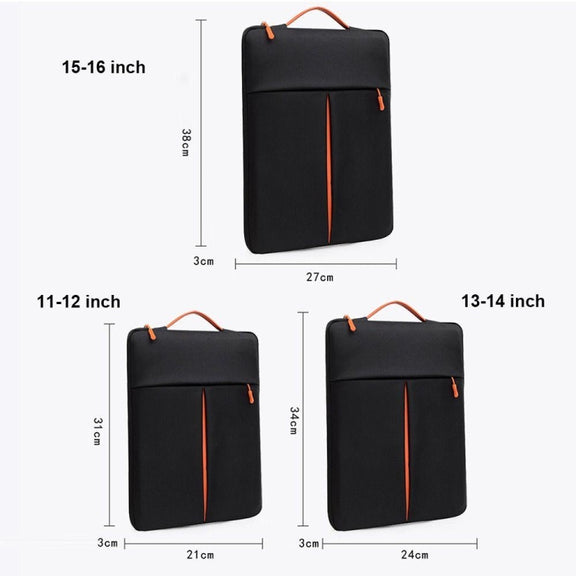13-14 Inch Portable Laptop Sleeve Bag Travel Carry Case Cover(Grey)