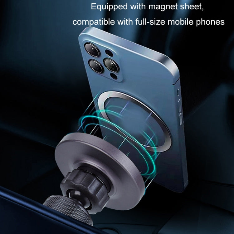 Magsafe 15W Magnetic Colorful Light Wireless Charging Mobile Phone Holder, Color: A9 Air Outlet Dark Gray - Wireless Charger Holders by PMC TechLife | Online Shopping South Africa | PMC TechLife | Buy Now Pay Later Mobicred