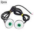 2pcs 23mm Motorcycle Eagle Eye Light Reverse Rearview Mirror Spotlight(Red) - Eagle Eye Lamps by PMC TechLife | Online Shopping South Africa | PMC TechLife | Buy Now Pay Later Mobicred