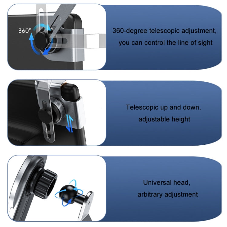 Car Wireless Charging Mobile Phone Holder For Tesla Model 3 and Other Models(Gray) - Wireless Charger Holders by PMC TechLife | Online Shopping South Africa | PMC TechLife | Buy Now Pay Later Mobicred