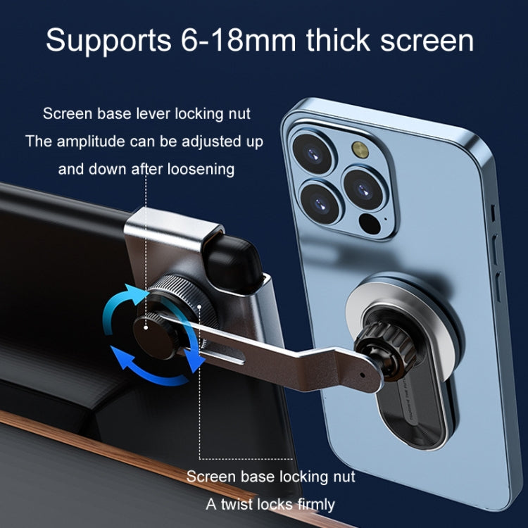 Car Wireless Charging Mobile Phone Holder For Tesla Model 3 and Other Models(Gray) - Wireless Charger Holders by PMC TechLife | Online Shopping South Africa | PMC TechLife | Buy Now Pay Later Mobicred